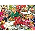 RoseArt - Back to The Past - Christmas Dinner - 750 Piece Jigsaw Puzzle for Adults