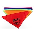 Adopt Me Dog Bandana- Pack of 4 Assorted Colors by Midlee