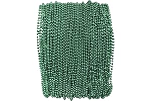 Mardi Gras Beads 33 inch 7mm, 6 Dozen, 72 Necklaces