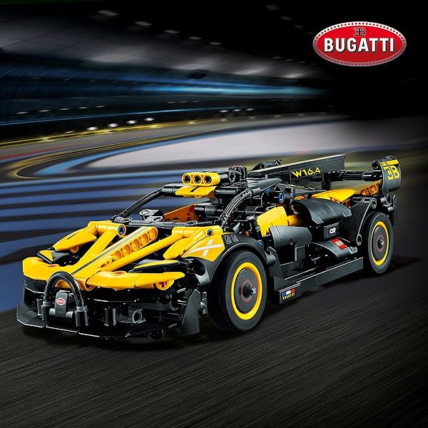 LEGO TECHNIC BUGATTI BOLIDE RACING CAR BUILDING SET – MODEL AND RACE ENGINEERING TOY FOR BACK TO SCHOOL, COLLECTIBLE SPORTS CAR CONSTRUCTION KIT FOR BOYS, GIRLS, AND TEEN BUILDERS AGES 9+, 42151