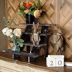 Hallops Rustic Cupcake Stand - Wooden Retail Table