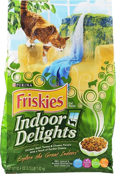 FRISKIES PURINA CAT FOOD INDOOR DELIGHTS