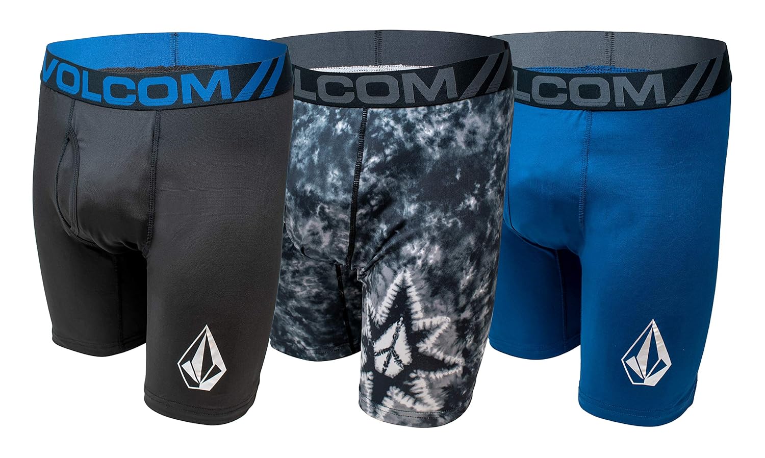 Buy Mens Boxer Briefs 3 Pack Poly Spandex Performance Boxer