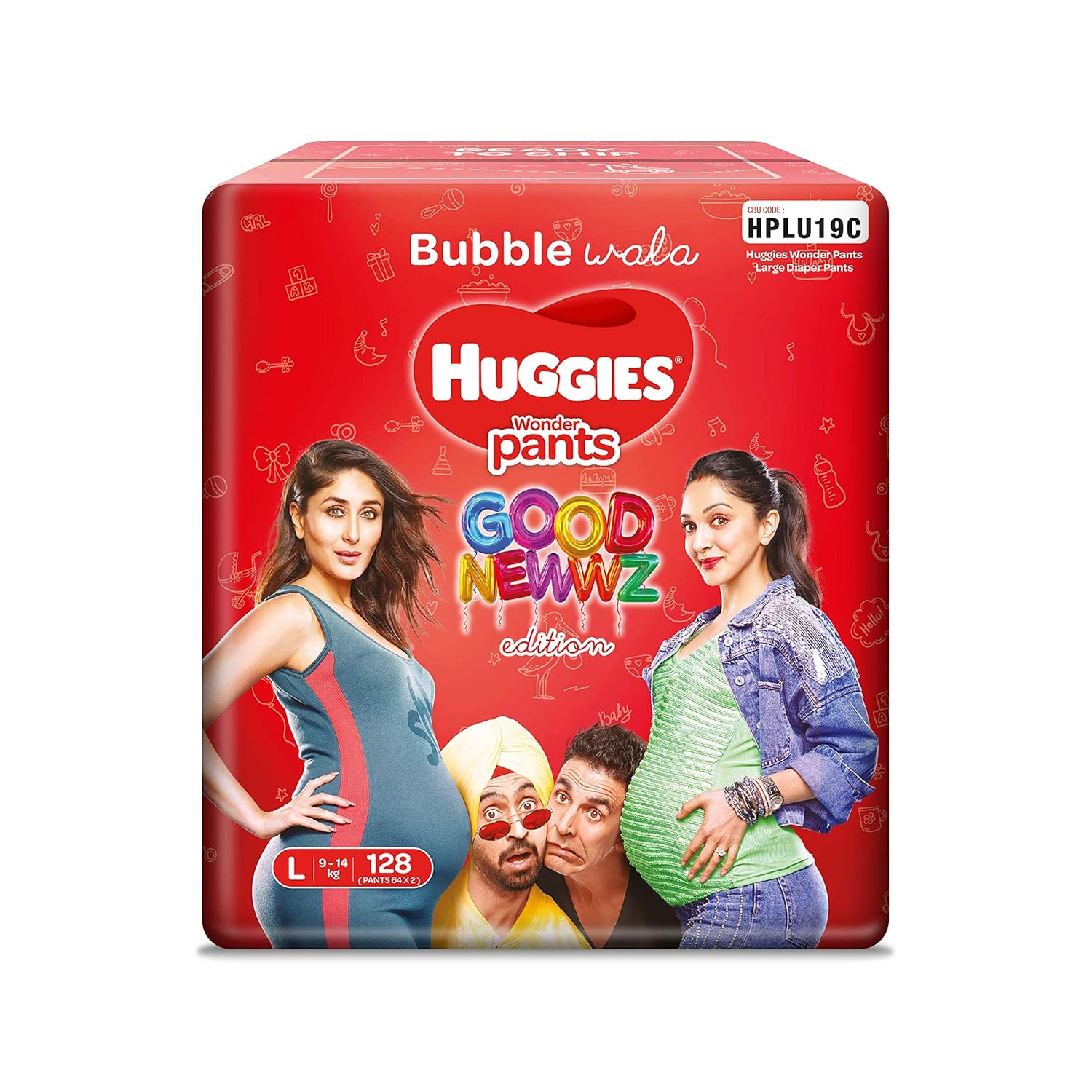 huggies diapers large monthly pack