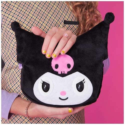 Borsa Mare Hello Kitty Kuromi – 44x33 Cm, Impermeabile E Con Tasca Zip, Regalo Sanrio Viola - 3