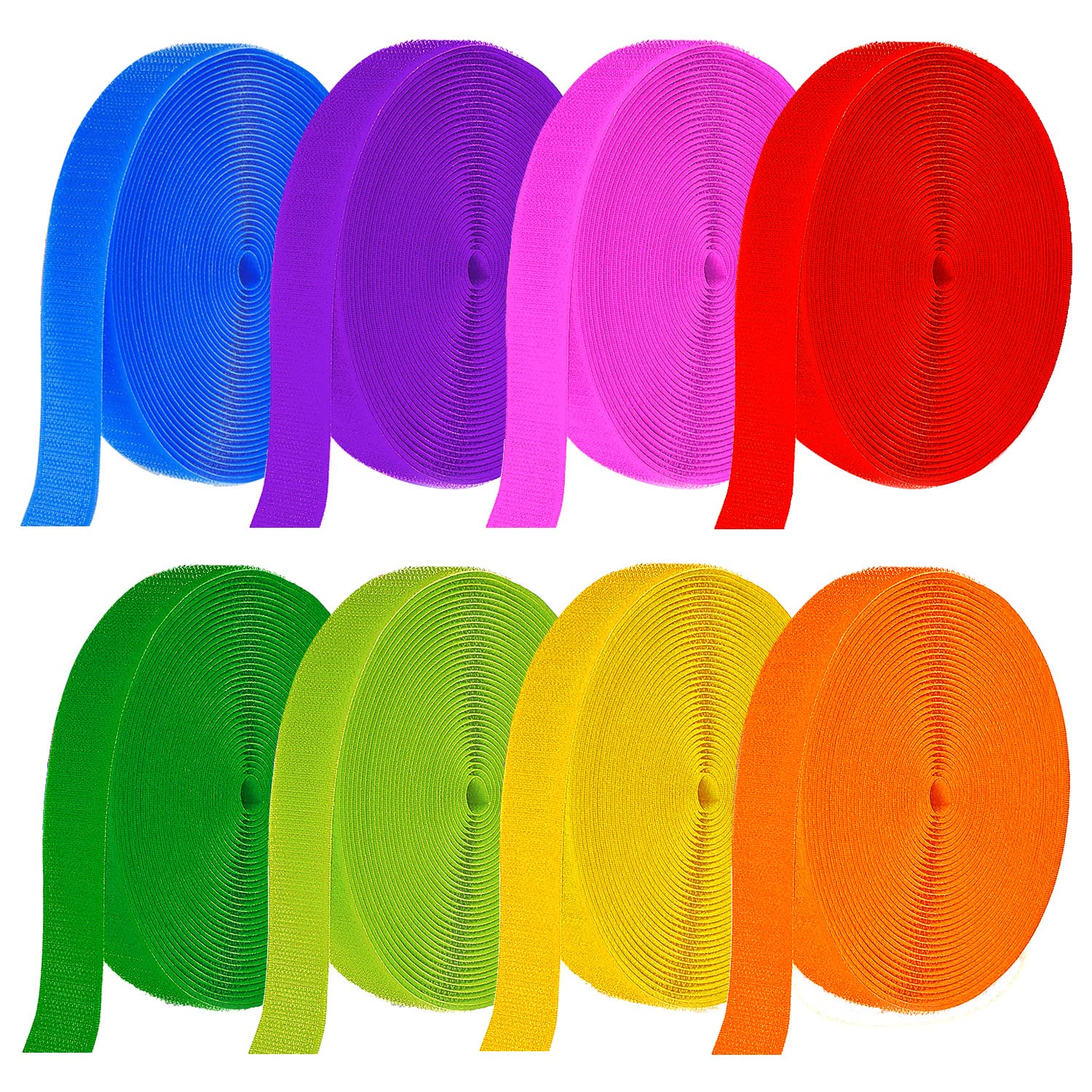 View 1 of Unixing 8 Rolls 210 Feet Carpet Marker Strips for Classroom Nylon Carpet Strips Carpet Position Strips Floor Carpet Markers for Teachers, Office, Social Distancing
