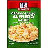 McCormick Creamy Garlic Alfredo Sauce Mix, 1.25 oz (Pack of 12)