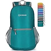ZOMAKE Ultra Lightweight Hiking Backpack 20L, Packable Small Backpacks Water Resistant Daypack for Women Men(Lake Green)