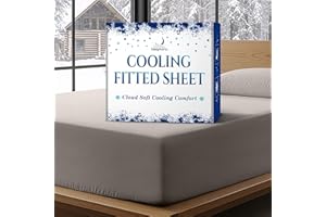 SLEEPHORIA Cooling Fitted Sheet Full Size - 1 PC BreezeWeave Cooling Sheets for Hot Sleepers & Cool Rest w/ 16 in Deep Pocket