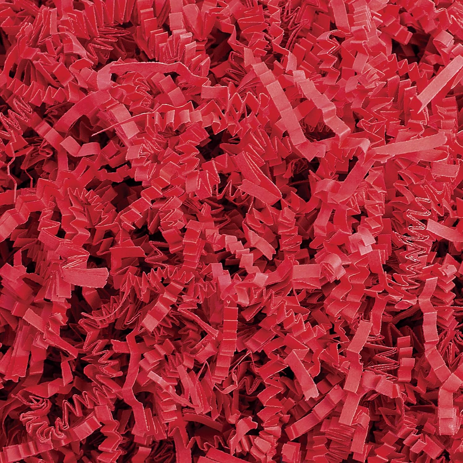 Crinkle Cut Paper Shred Filler (1 LB) for Gift Wrapping & Basket Filling - Red | MagicWater Supply: Everything Else
