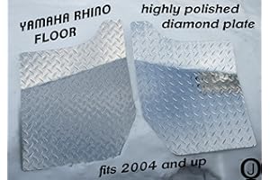Yamaha Rhino Aluminum Diamond Plate Floor Boards 2004 UP
