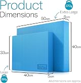 Core Balance Large Blue Foam Balance Pad Non Slip Sweat Resistant TPE view 6