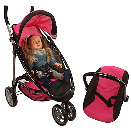 Amazon.com: Mommy and me 2 in 1 Doll stroller / Carrier with FREE ...