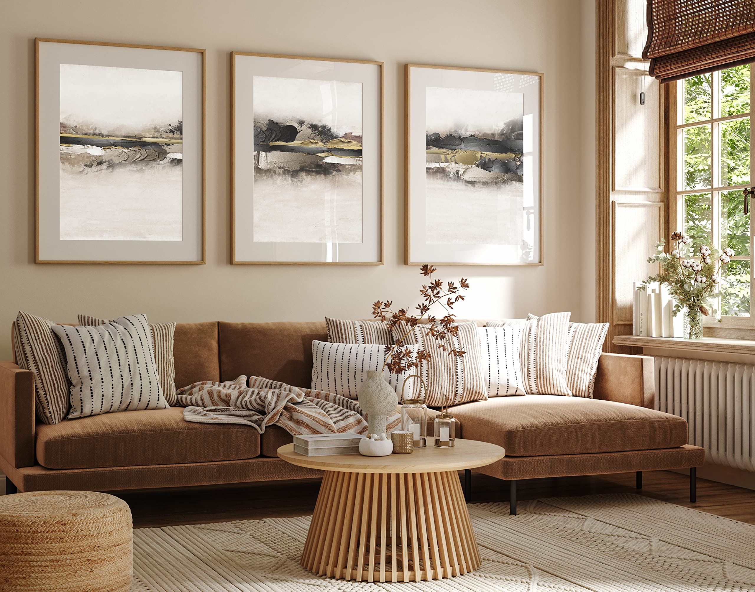 Generic Set of 3 Modern Abstract Wall Art Prints (A3)