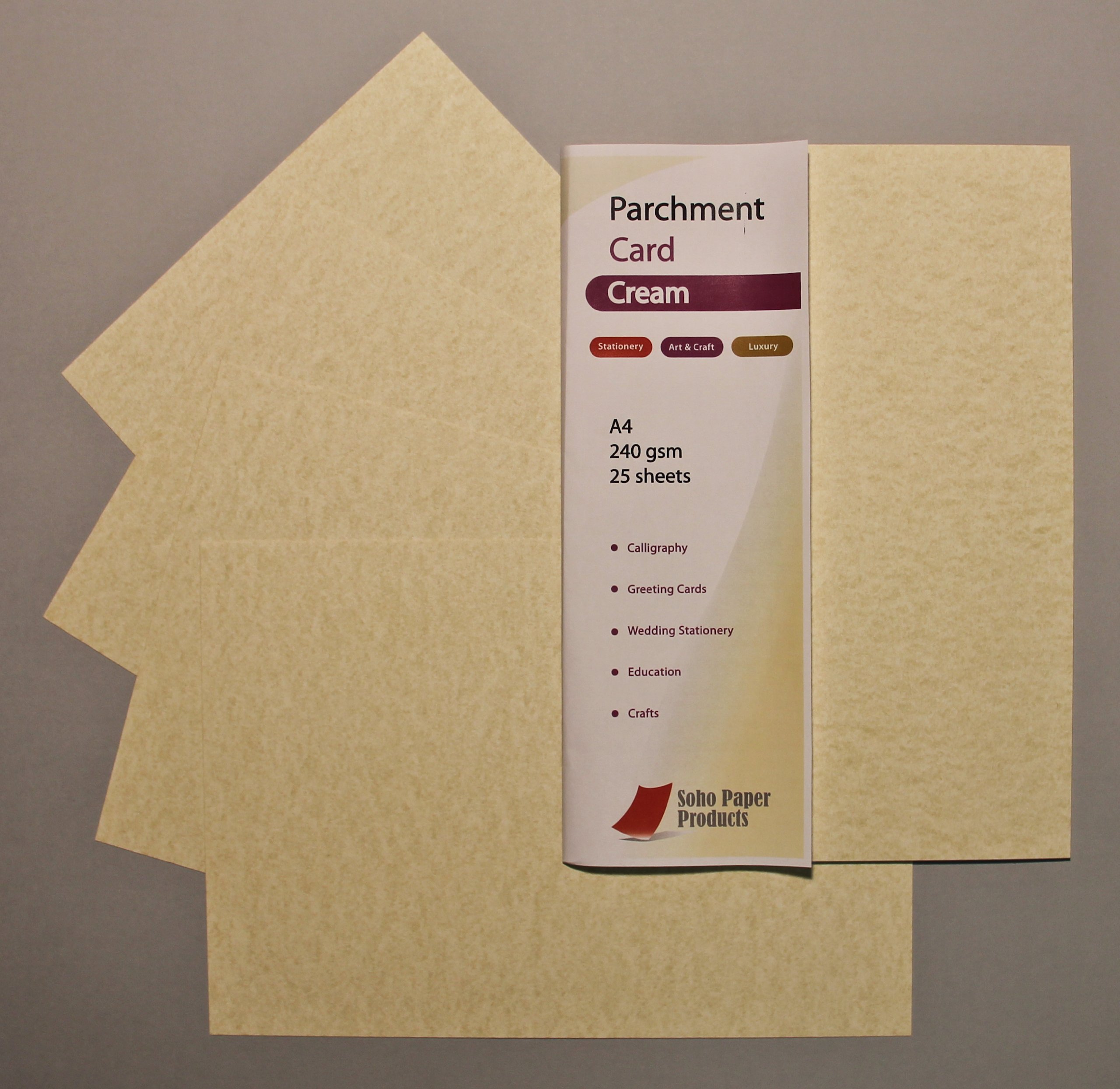Parchment Card Cream A4 240gsm