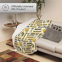 FOCO Green Bay Packers NFL Retro Sherpa Fleece