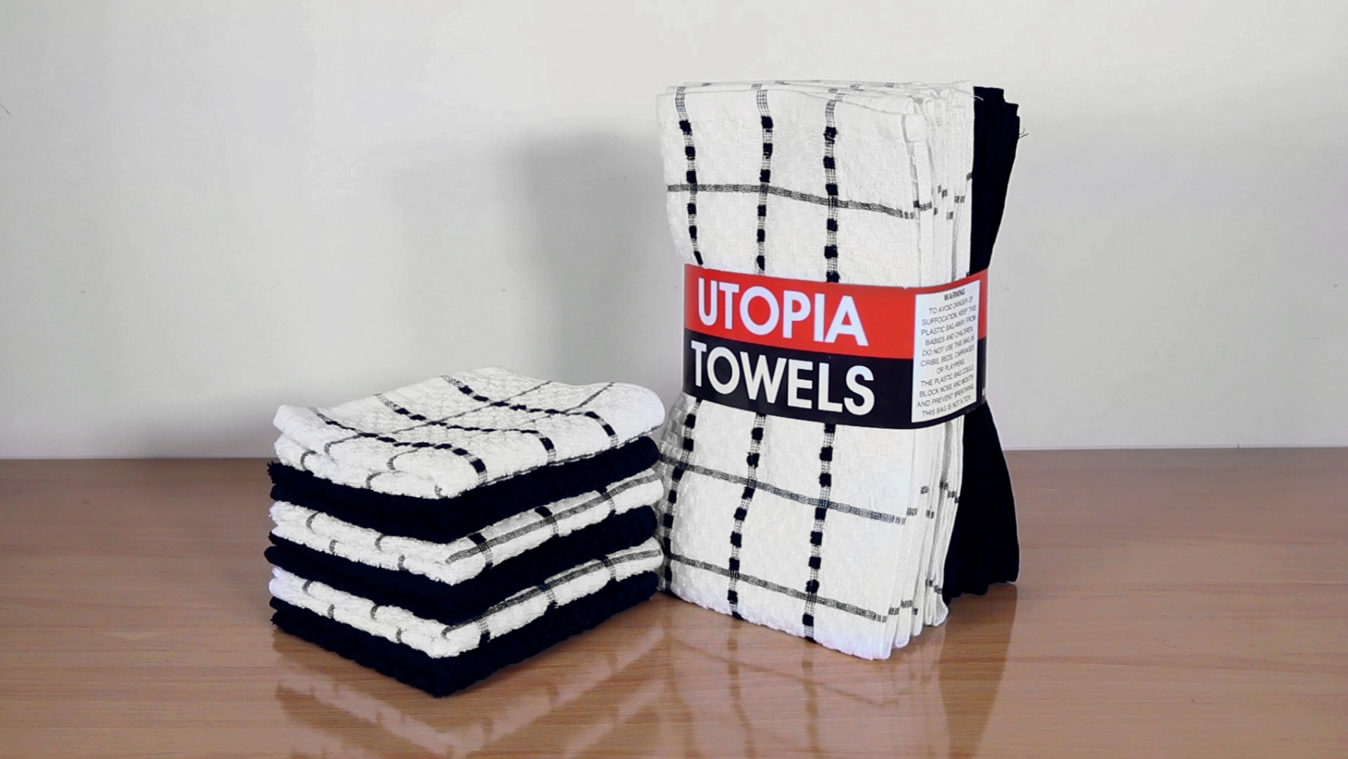 Utopia Towels Kitchen Towels [12 Pack], 15 x 25 Inches, 100 Ring Spun