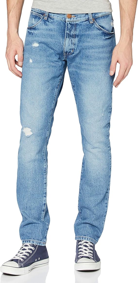 Wrangler Men's Larston Slim Tapered Fit Jeans Amazon.co.uk Clothing