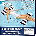 Aqua Original 4-in-1 Monterey Hammock Pool Float & Water Hammock – Multi-Purpose, Inflatable Pool Floats for Adults – Patente