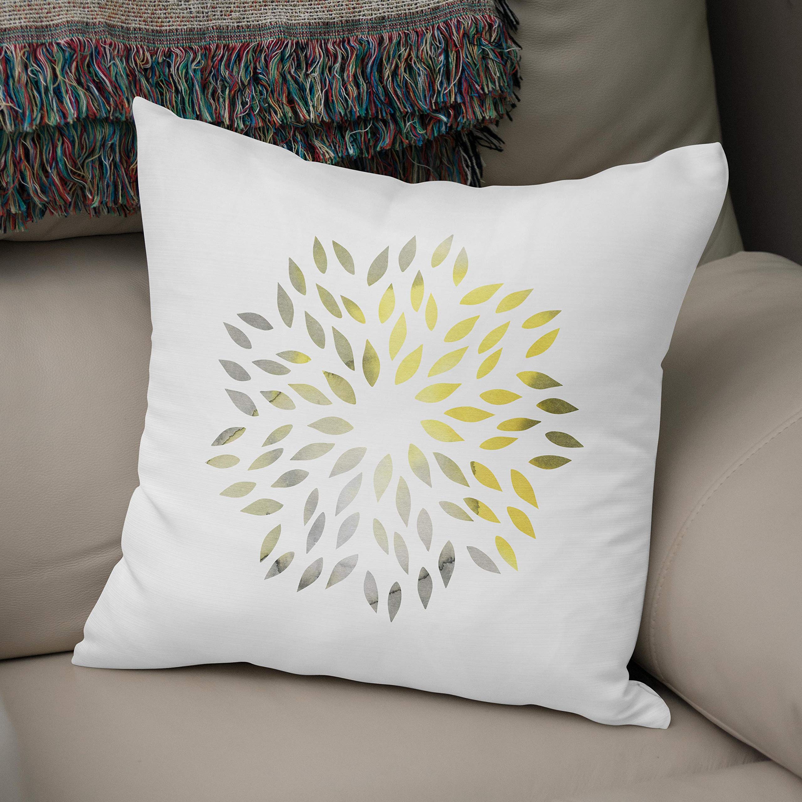 Bonamaison, Decorative Cushion Cover - 50% Cotton 50% Polyester - 43x43cm - Designed and Manufactured in Turkey