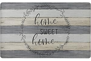 SoHome Cozy Living Anti-Fatigue Kitchen Mat for Floor, Farmhouse Rustic Wood Themed Cushioned Kitchen Runner Rug Mat, Stain Resistant, Easy Wipe Clean, 1/2 Inch Thick, 20" x 36"