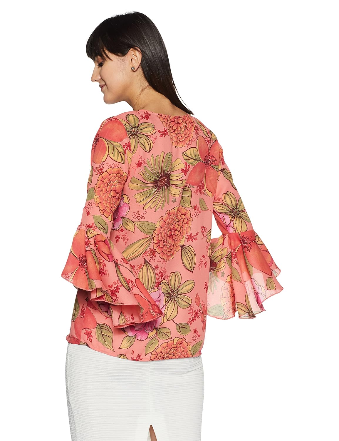 styleville.in women's floral regular fit top