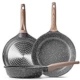 Caannasweis Nonstick Pan, Nonstick Stone Frying