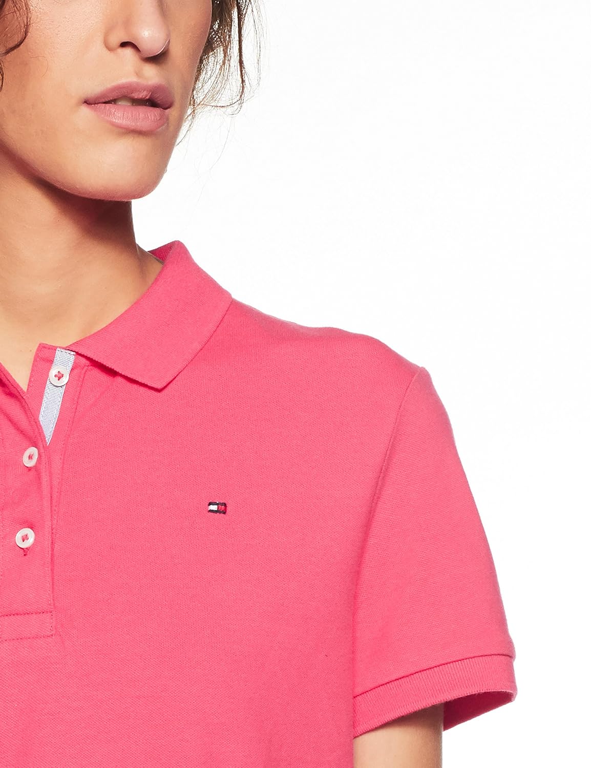 tommy hilfiger women's plain regular fit polo