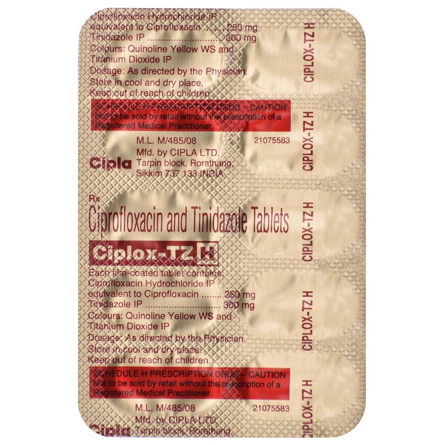 Ciplox tz tablet