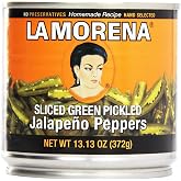 La Morena Sliced Green Pickled Jalapeno Peppers, 13 oz (1 unit)