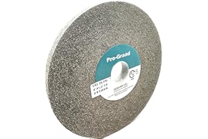 Pro-Graad EX3 Deburring Wheel - 6” x 1/2” x 1” 9S Fine Silicon Carbide – Metal Deburr, Finishing & Polishing Wheel - Highest Edge Retention & Durability - Aggressive Edge Deburring – 24026-1 Pack