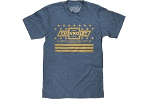 Tee Luv Chevrolet T-Shirt - Yellow Stars and Stripes Chevy Shirt