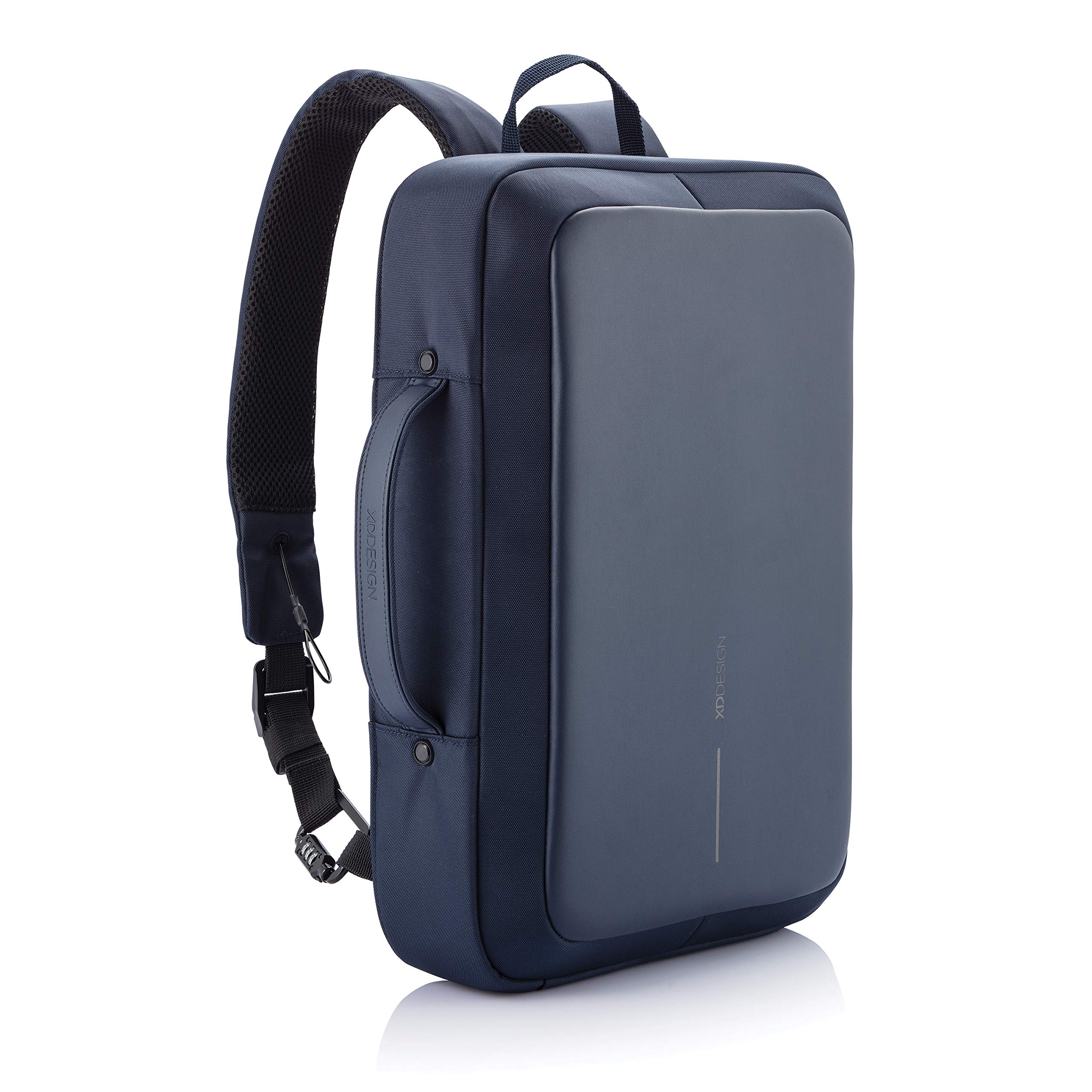 XD Design Bobby Bizz Anti-Theft Laptop Backpack & Briefcase Blue USB (Unisex)