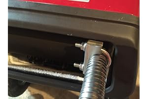 INNOVATIVE GENERATOR SOLUTIONS GenExhaust for Honda EU3000iS Generator 1" Steel Exhaust Extension 5 Foot Length.