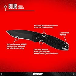 Kershaw Blur Olive and Black Pocket