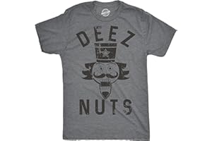 CRAZY DOG T-SHIRTS Crazy Dog Mens Deez Nuts Funny Christmas T Shirt Nutcracker Humor Christmas Pun Shirt