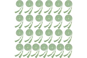 Haconba 25 Pieces Graduation Honor Cord Rayon Braided Honor Cords with Tassel for Graduation Students Bachelor Master Doctoral Gown Grad Decor (Grass Green)