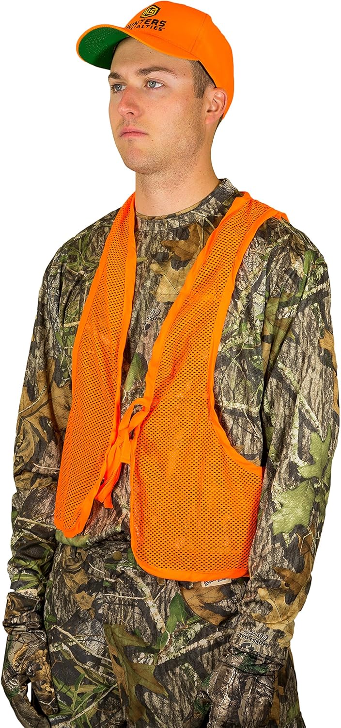 Hunters Specialties Safety Vest, Blaze Orange, One Size: Clothing