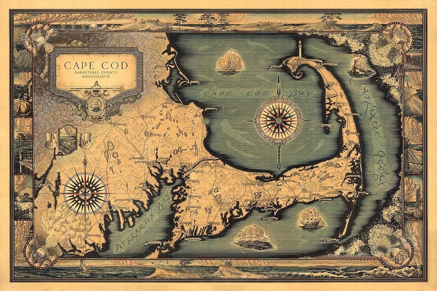 The 10 Best Cape Cod Refrigerator Magnet