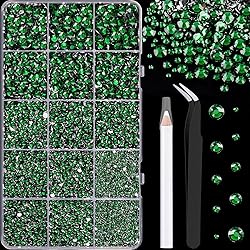 16000Pcs Resin Rhinestones with Tweezers for