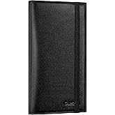 CASMONAL Checkbook Covers for Personal Checkbook Holder RFID Premium Vegan Leather Checkbook Cover for Duplicate Checks