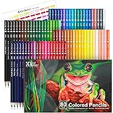Kird Barken 80 Colored Pencils – Professional Color Pencils for Adult Coloring Books,Coloring Pencils with Oil-Based Cores,Soft Core, Art Supplies Gift for Beginners & Adults