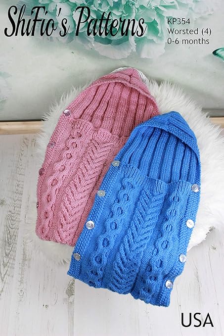 knitted sleeping bag baby