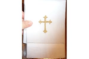 INTEGRITY DESIGNS Baby Baptism Cloth with Gold Cross