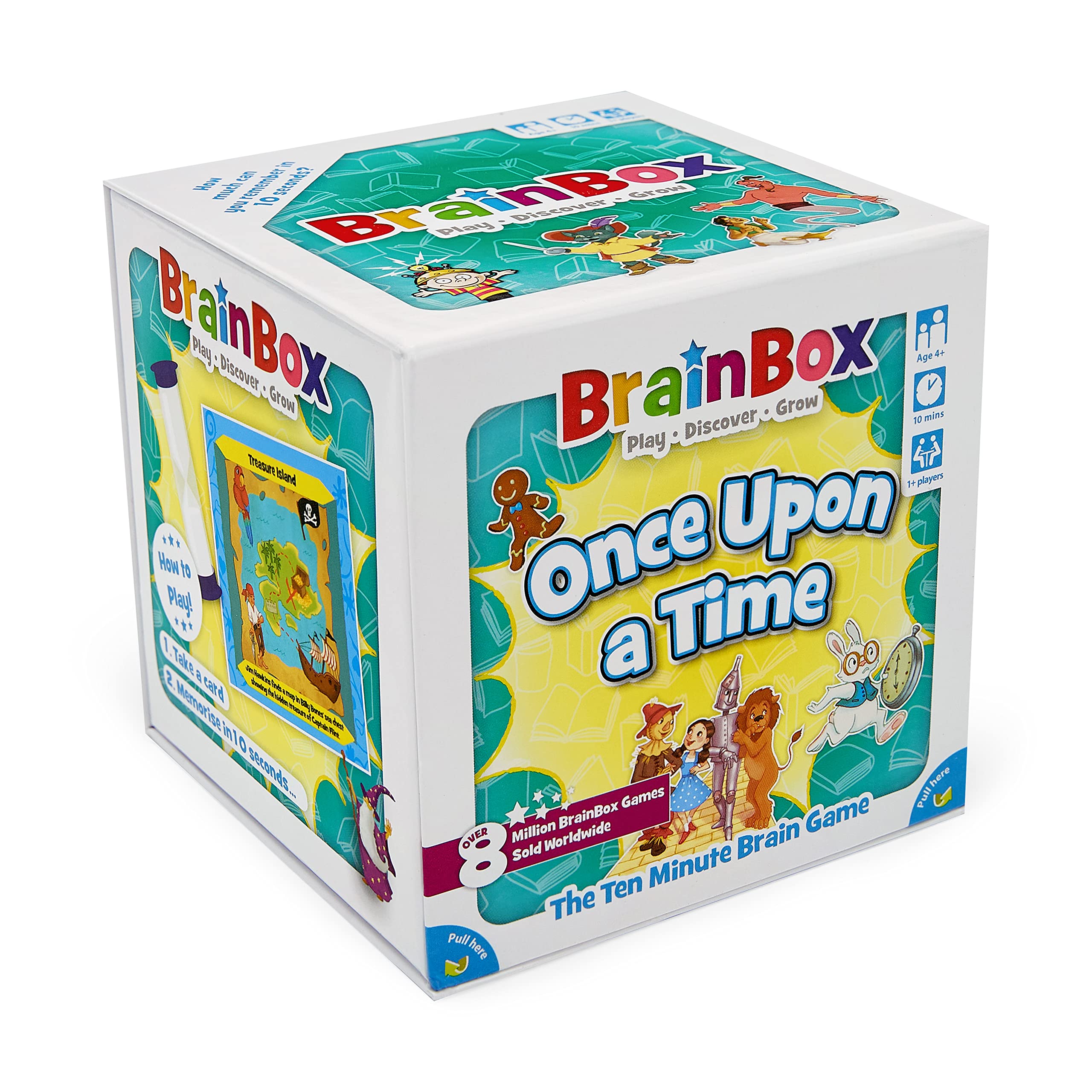 BrainBox Once Upon a Time (2022) | Card Game | Ages 4+ | 1+ Players | 10+ Minutes Playing Time