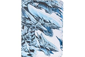 DRZERUI Premium 1000+ Pocket Card Binder, 16-Pocket Ringless Trading Card Album Folder Compatible with Yugioh Cards & Yu-Gi-Oh Trading Cards