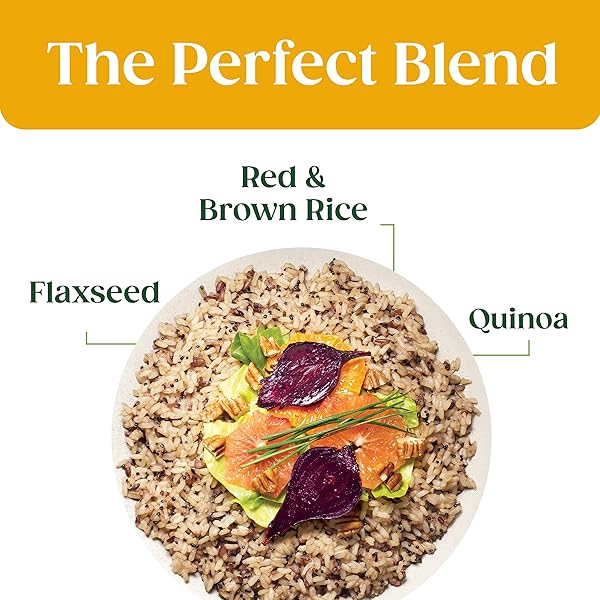 SEEDS OF CHANGE ORGANIC QUINOA, BROWN & RED RICE WITH FLAXSEED, ORGANIC FOOD, 8.5 OZ POUCH