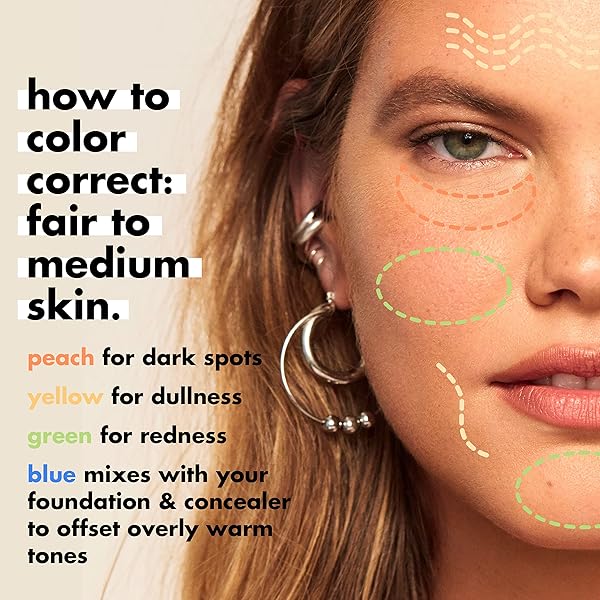 E.L.F. CAMO COLOR CORRECTOR, HYDRATING & LONG-LASTING COLOR CORRECTOR FOR CAMOUFLAGING DISCOLORATION, DULLNESS & REDNESS, VEGAN & CRUELTY-FREE, PEACH