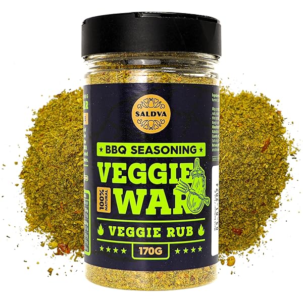 VEGGIE WAR BBQ VEGGIE RUB – 100% NATURAL...