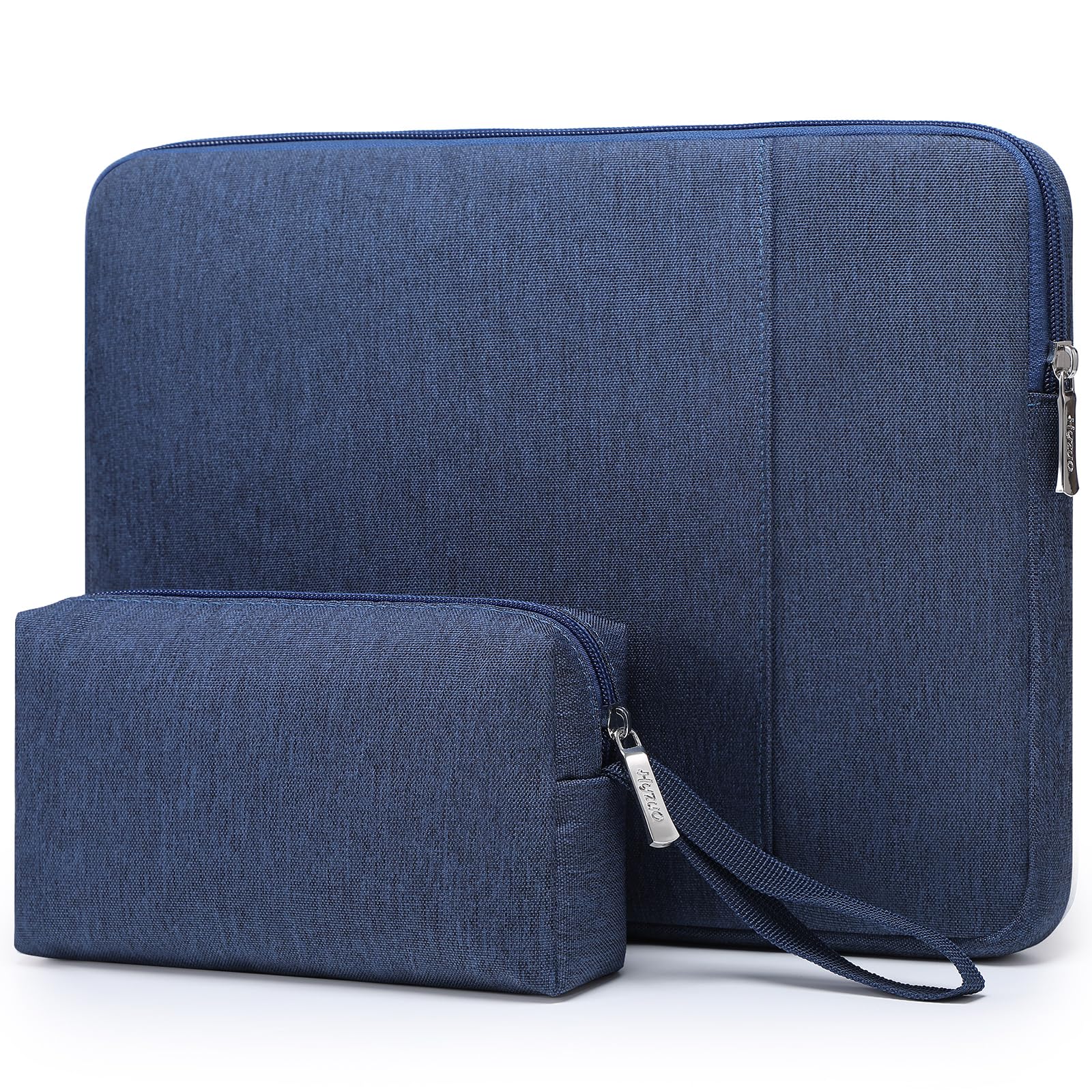 HYZUO 13.3-14 Inch Laptop Sleeve Bag Set for MacBook Pro 14 M5/M4/M3/M2/M1 Pro/Max A3426 A3427 2026-2021, MacBook Air/Pro 13.3, 13.5-13.8" Surface Book/Laptop, NoteBook Case for 13.3" HP, Navy Blue